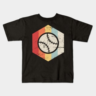 Vintage Retro Baseball Kids T-Shirt